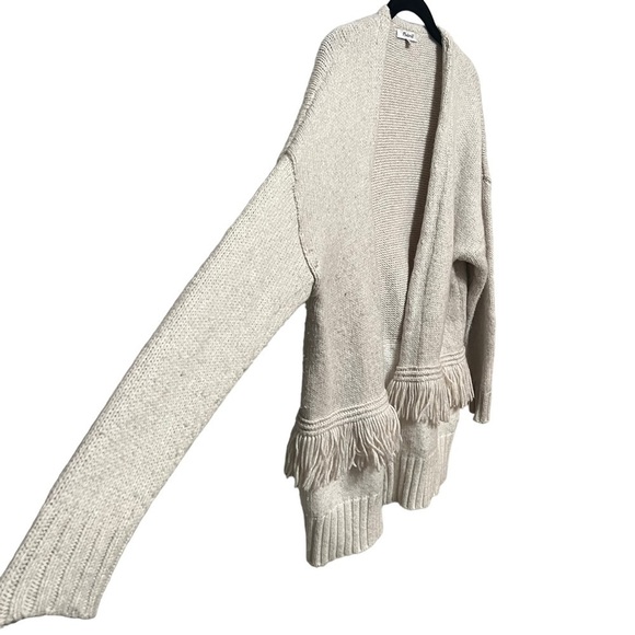 Madewell Colorblock Fringe Cardigan Sweater - Picture 6 of 11